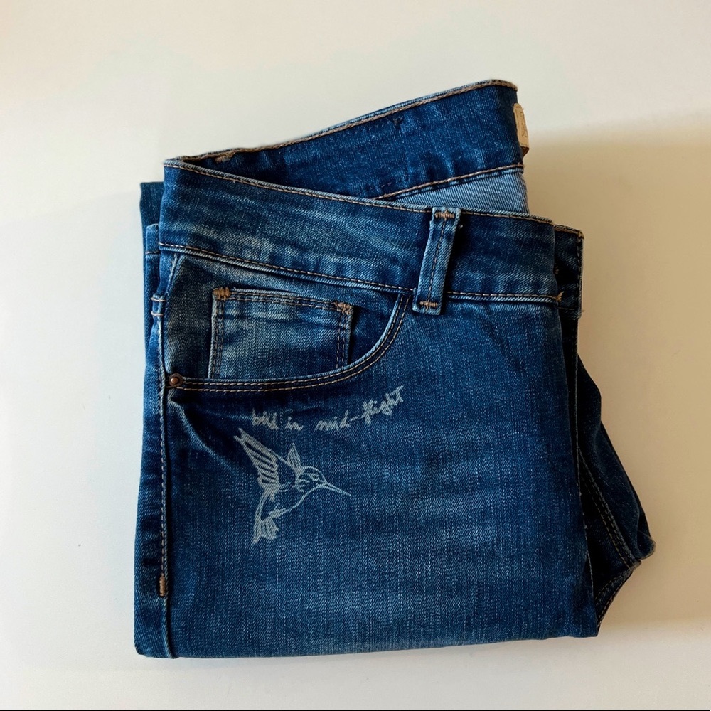 Skinny Stretchy Jeans Distressed  - Sybilla